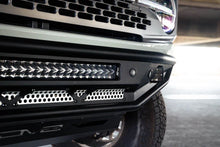 Load image into Gallery viewer, DV8 Offroad 21-22 Ford Bronco Competition Series Front Bumper - Installation View