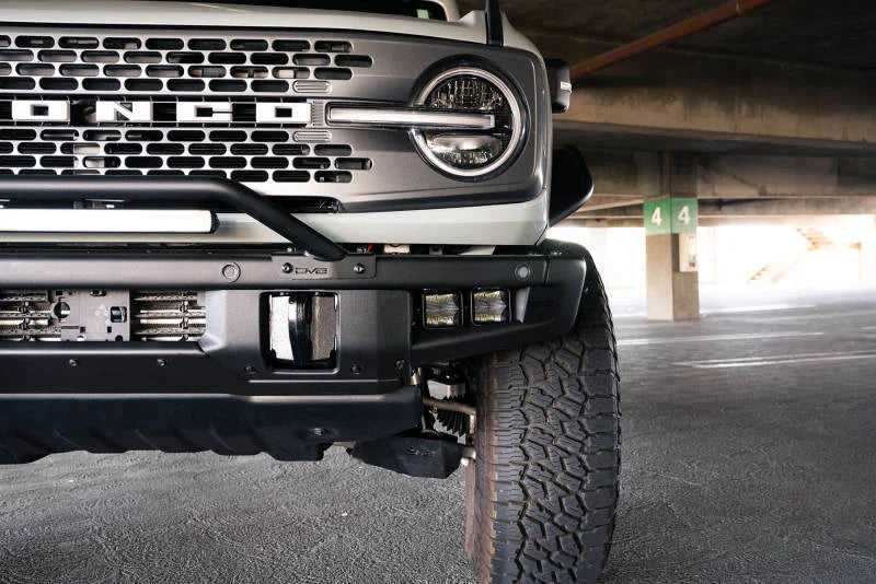 DV8 Offroad 21-22 Ford Bronco Factory Bumper Pocket Light Mount (Pair) 3in LED Pod Lights - Additional View 6