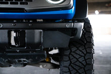 Load image into Gallery viewer, DV8 Offroad 21-22 Ford Bronco Factory Front Bumper License Relocation Bracket - Side - Side View