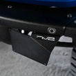 Load image into Gallery viewer, DV8 Offroad 21-22 Ford Bronco Factory Front Bumper License Relocation Bracket - Side - Installation View