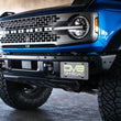 Load image into Gallery viewer, DV8 Offroad 21-22 Ford Bronco Factory Front Bumper License Relocation Bracket - Side - Additional View 14