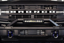 Load image into Gallery viewer, DV8 Offroad 21-22 Ford Bronco Factory Modular Front Bumper Bull Bar - Installation View