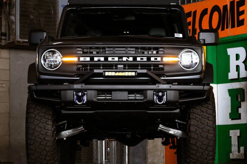 DV8 Offroad 21-22 Ford Bronco Factory Modular Front Bumper Bull Bar - Additional View 13