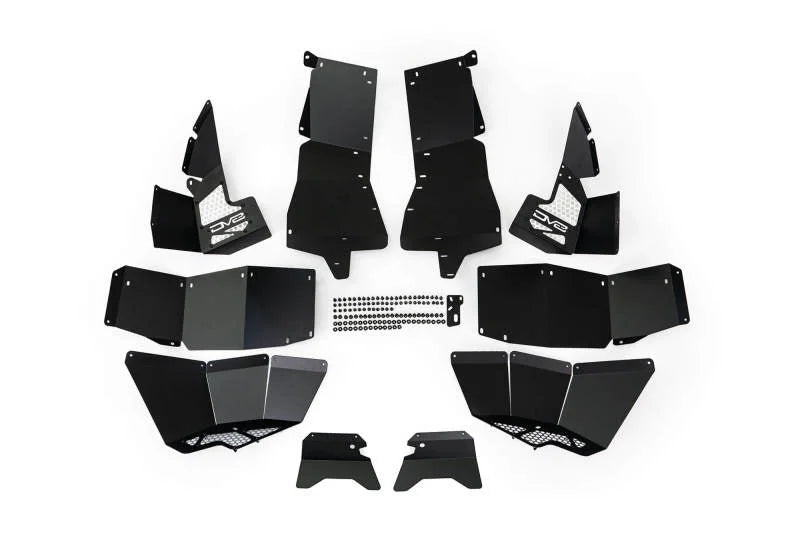 DV8 Offroad 21-22 Ford Bronco Front Inner Fender Liners - Side View