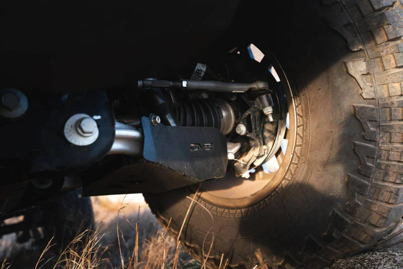 DV8 Offroad 21-22 Ford Bronco Front Lower Control Arm Skid Plate - Back View
