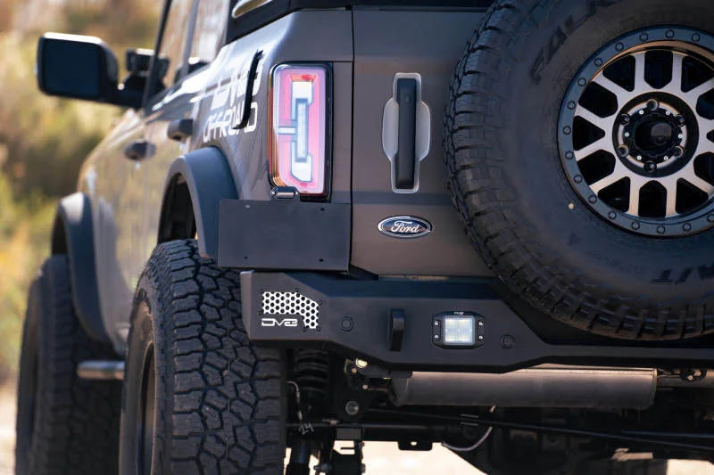 DV8 Offroad 21-22 Ford Bronco MTO Series Rear Bumper - Back View