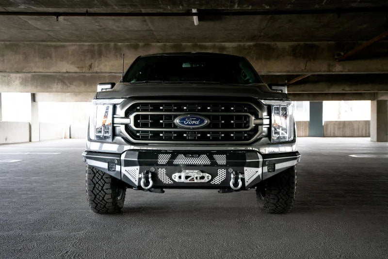 DV8 Offroad 21-22 Ford F-150 MTO Series Winch Front Bumper - Main Product View