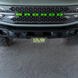 Load image into Gallery viewer, DV8 Offroad 21-23 Ford Bronco Capable Bumper Front License Plate Mount - Side View