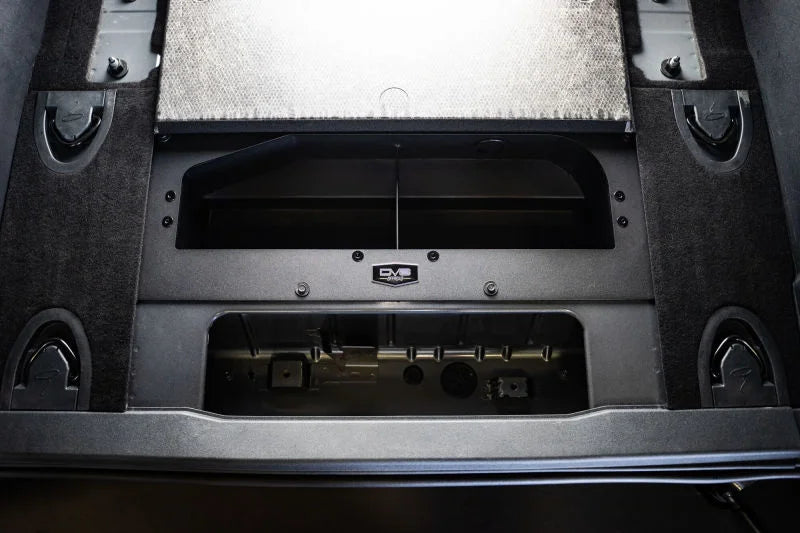 DV8 Offroad 21-23 Ford Bronco (Exc. Bronco Raptor) Air Compressor Mount & Storage Box - Main Product View