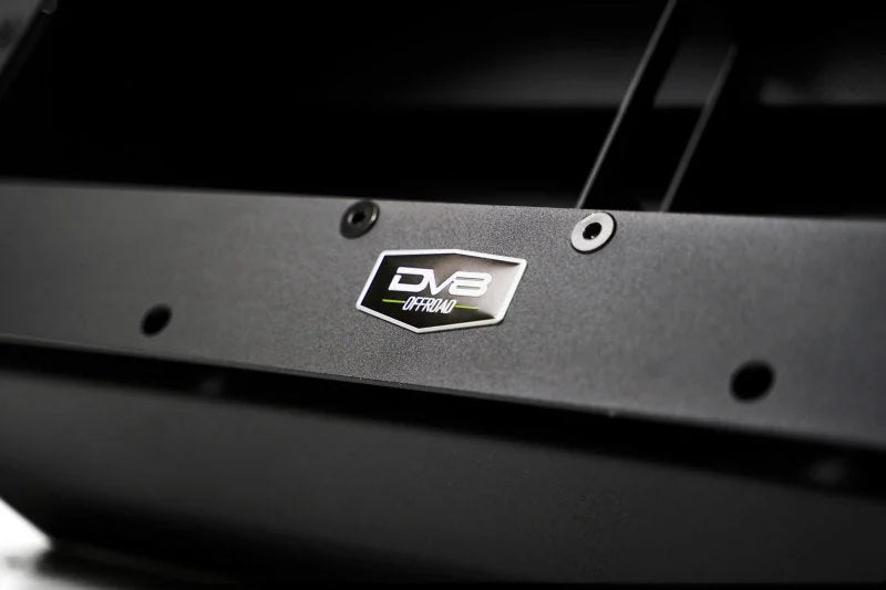 DV8 Offroad 21-23 Ford Bronco (Exc. Bronco Raptor) Air Compressor Mount & Storage Box - Installation View