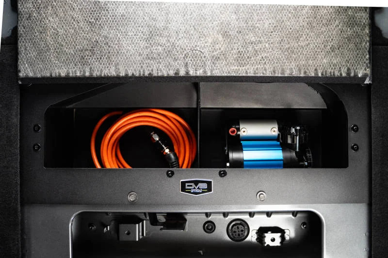 DV8 Offroad 21-23 Ford Bronco (Exc. Bronco Raptor) Air Compressor Mount & Storage Box - Additional View 9