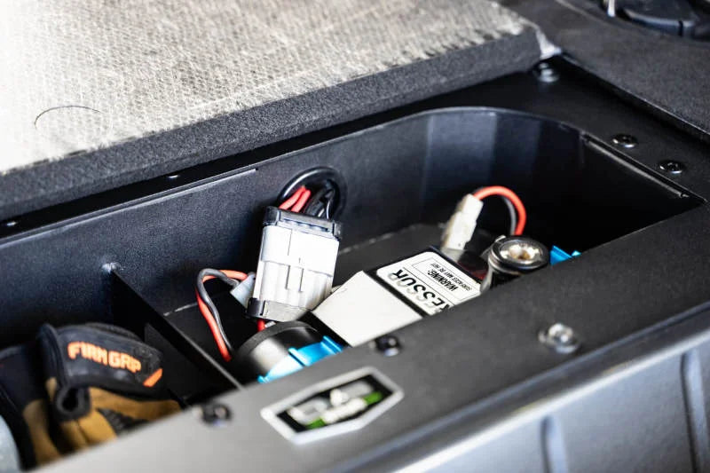DV8 Offroad 21-23 Ford Bronco (Exc. Bronco Raptor) Air Compressor Mount & Storage Box - Additional View 12