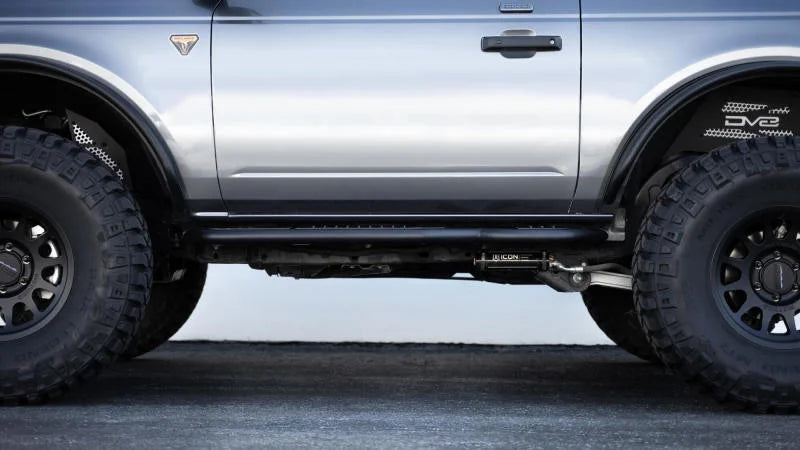 DV8 Offroad 21-23 Ford Bronco OE Plus 2-Door Side Steps - Installation View