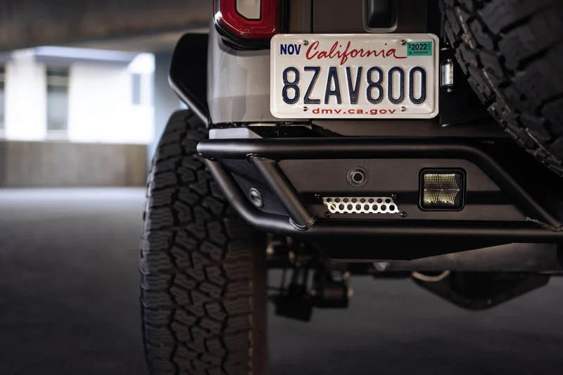 DV8 Offroad 21-23 Ford Bronco Rear License Plate Relocation Bracket - Back View