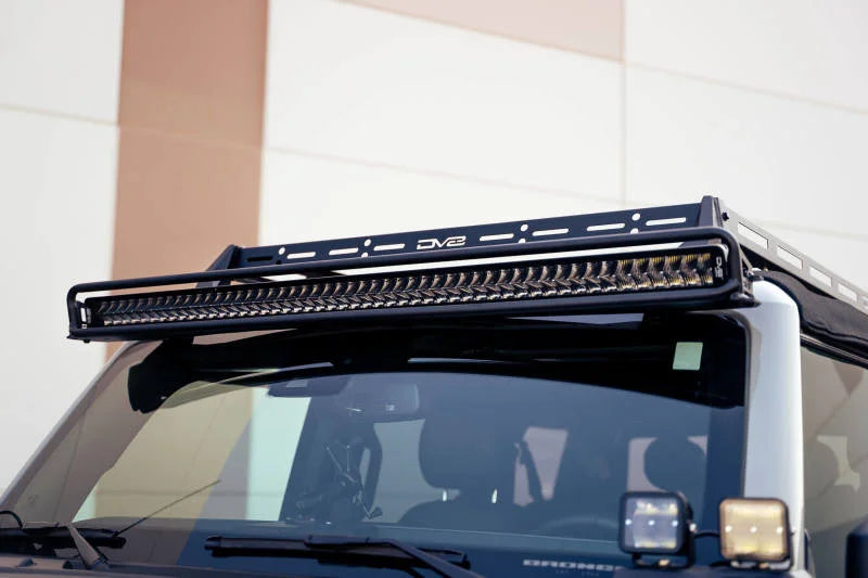 DV8 Offroad 21-23 Ford Bronco Soft Top Roof Rack - Back View