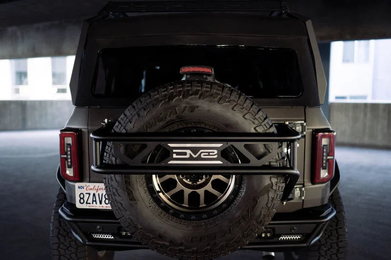 DV8 Offroad 21-23 Ford Bronco Spare Tire Guard & Accessory Mount - Additional View 10