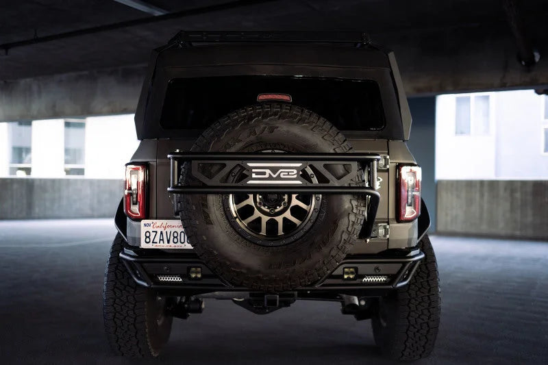 DV8 Offroad 21-23 Ford Bronco Spare Tire Guard & Accessory Mount - Additional View 11