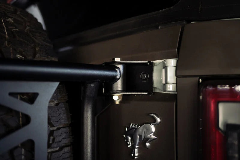 DV8 Offroad 21-23 Ford Bronco Spare Tire Guard & Accessory Mount - Additional View 12