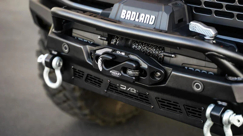 DV8 Offroad 21-23 Ford Bronco Spec Series Front Bumper - Back View