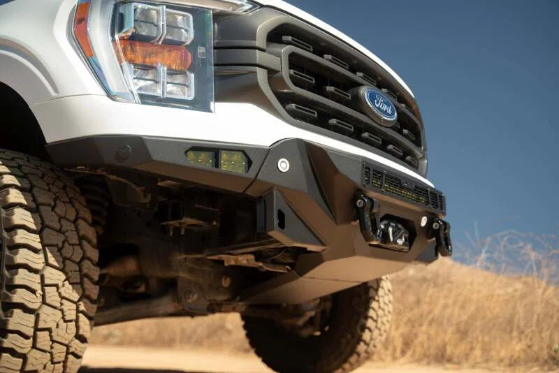 DV8 Offroad 21-23 Ford F150 Spec Series Front Bumper - Side View