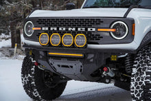 Load image into Gallery viewer, DV8 Offroad 21-25 Ford Bronco Tube Serries Front Bumper - Black Powdercoat - Back View