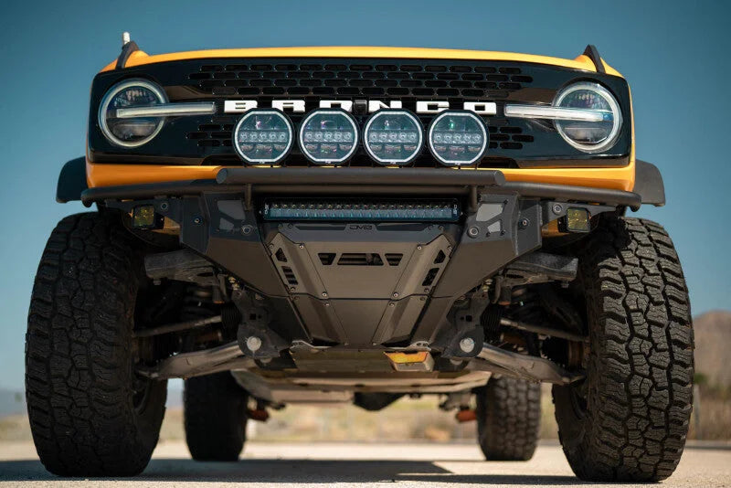 DV8 Offroad 21-25 Ford Bronco Tube Serries Front Bumper - Black Powdercoat - Additional View 5
