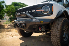 Load image into Gallery viewer, DV8 Offroad 21+ Ford Bronco MTO V2 Front Bumper - Installation View