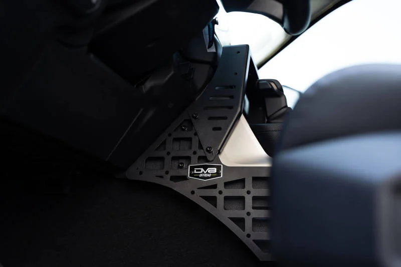 DV8 Offroad 22-23 Toyota Tundra Center Console Molle Panels/Device Mount - Back View