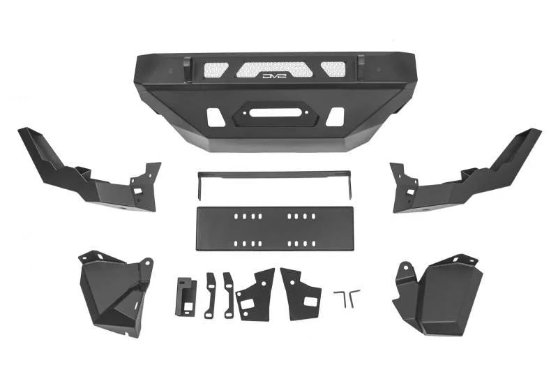 DV8 Offroad 22-23 Toyota Tundra MTO Series Front Bumper - Side View