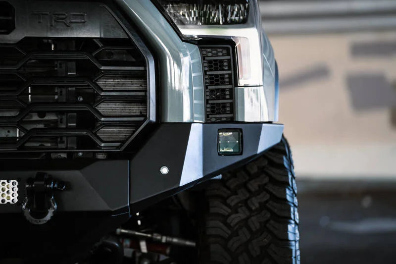 DV8 Offroad 22-23 Toyota Tundra MTO Series Front Bumper - Installation View