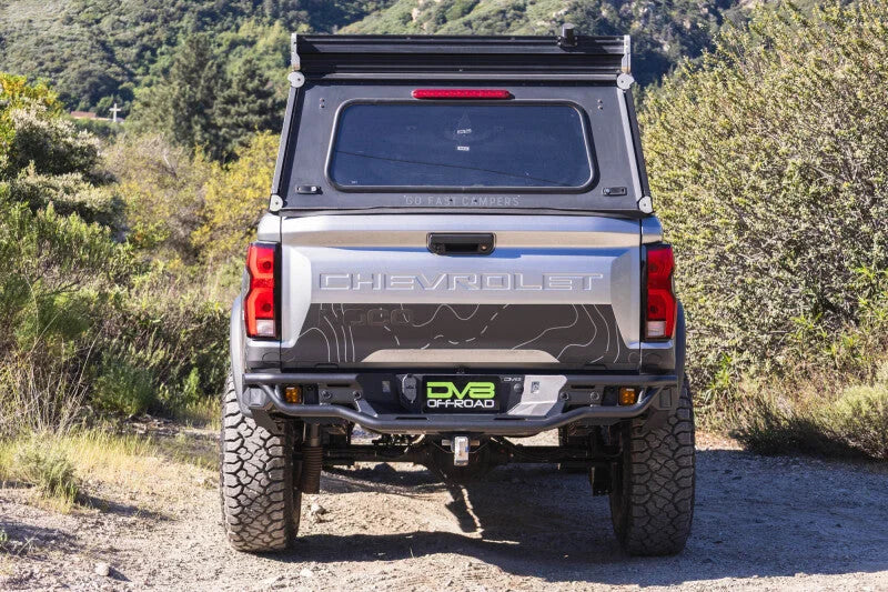 DV8 Offroad 23-26 Chevrolet Colorado/GMC Canyon Tube Rear Bumper - Micro Texture Black Powder Coat - Additional View 15