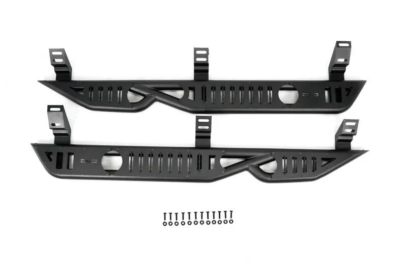 DV8 Offroad 24-25 Toyota Land Cruiser OE Plus Side Steps - Black Steel - Additional View 8