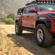 Load image into Gallery viewer, DV8 Offroad 24-25 Toyota Tacoma Double Cab Rock Sliders - Installation View