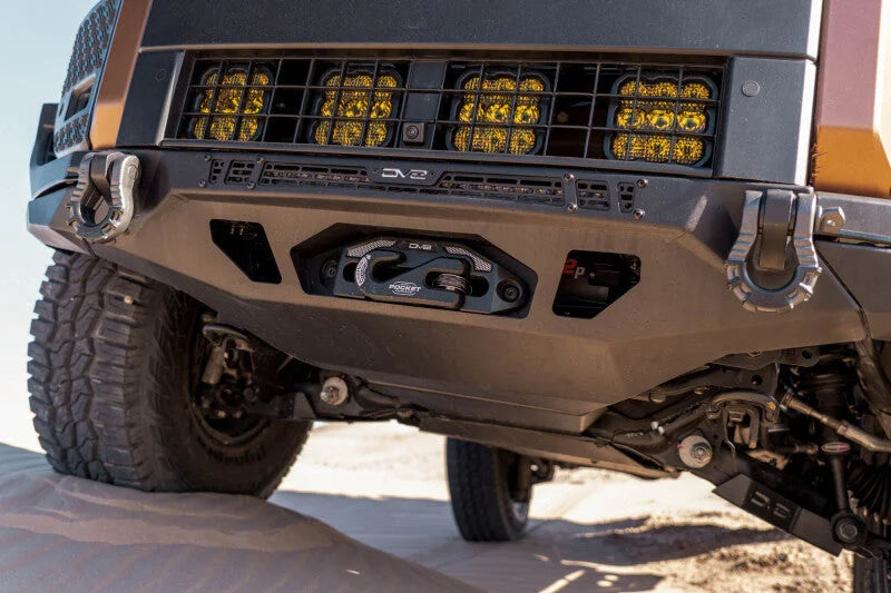 DV8 Offroad 24-26 Toyota Land Cruiser Spec Series Front Bumper - Back View