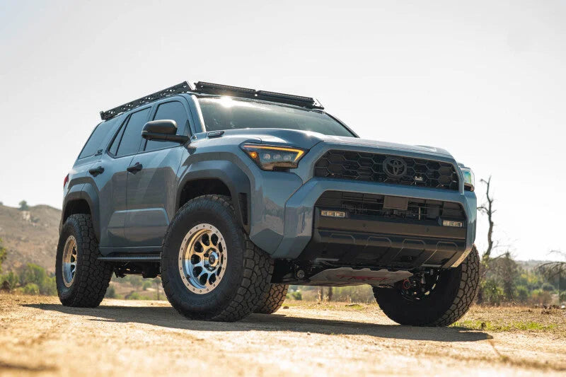 DV8 Offroad 25-26 Toyota 4Runner Roof Rack Light Cutout Fairing (Use w/ PN RRTF3-02) - Side View