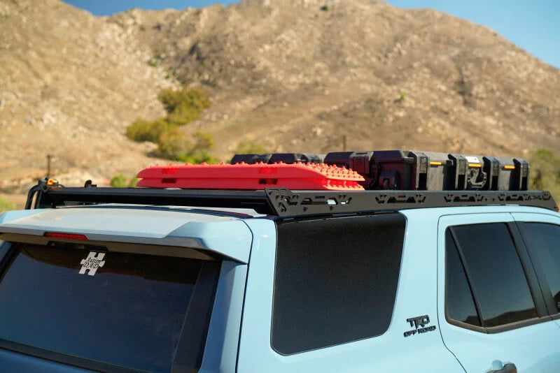DV8 Offroad 25-26 Toyota 4Runner Spec Series Roof Rack - Back View