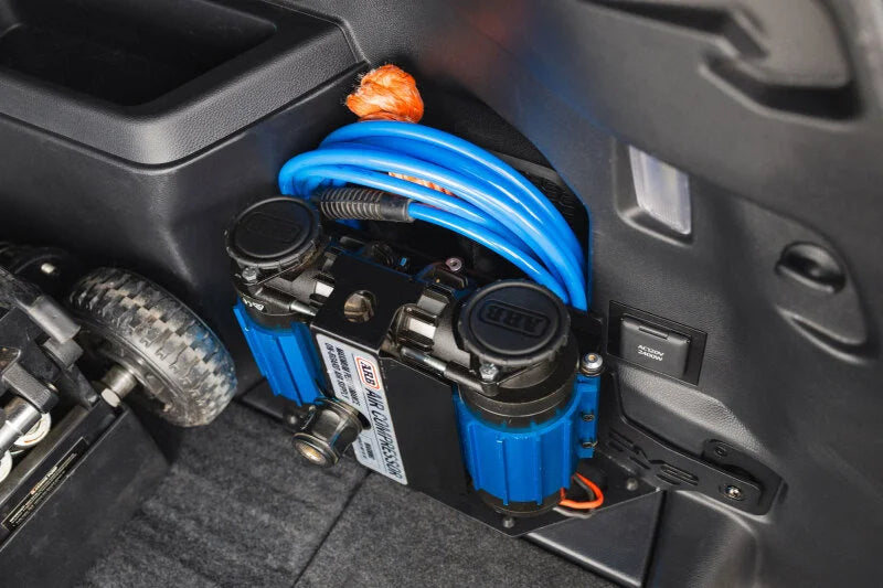 DV8 Offroad 25-26 Toyota 4Runner i-Force MAX Compressor Mount - Micro Texture Black Powder Coat - Additional View 10