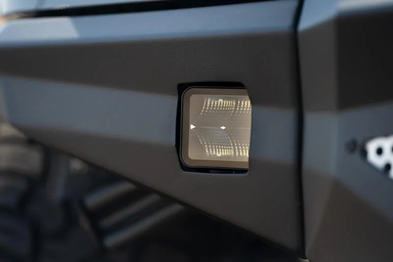 DV8 Offroad 3in Cube LED Light 40W Pod Light 5W LED - Side View