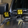 Load image into Gallery viewer, DV8 Offroad 3in Elite Series LED Amber Pod Light - Side View