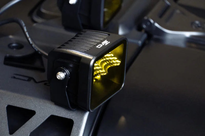 DV8 Offroad 3in Elite Series LED Amber Pod Light - Additional View 5