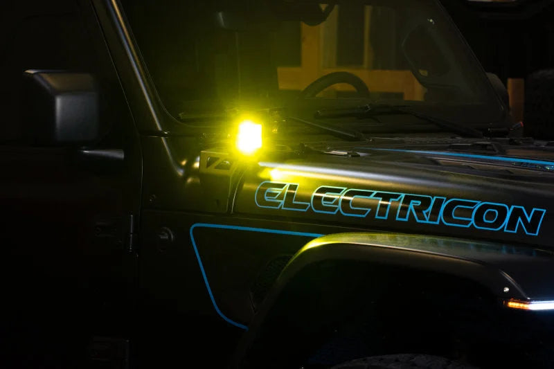 DV8 Offroad 3in Elite Series LED Amber Pod Light - Additional View 13