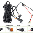 Load image into Gallery viewer, DV8 Offroad 40 AMP DT 4-Pin Halo Light Harness - Back View