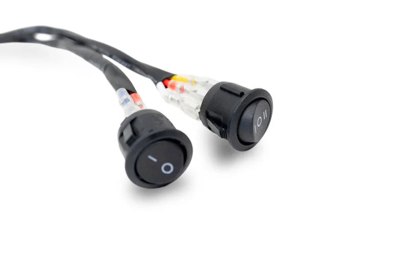 DV8 Offroad 40 AMP DTP 4-Pin Halo Light Harness - Installation View