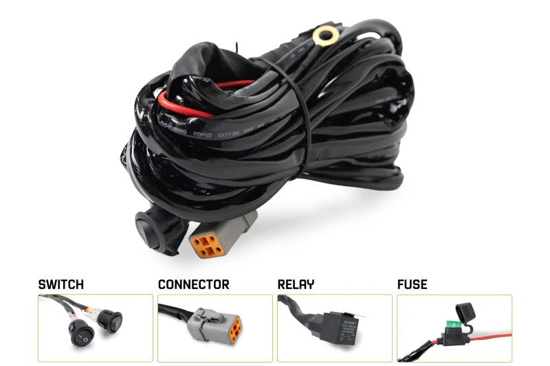DV8 Offroad 40 AMP DTP 4-Pin Halo Light Harness - Additional View 10