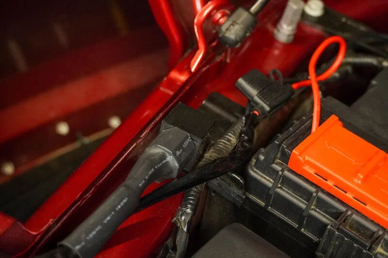 DV8 Offroad 40 Amp Wire Harness with DT Connector & Switch - Installation View