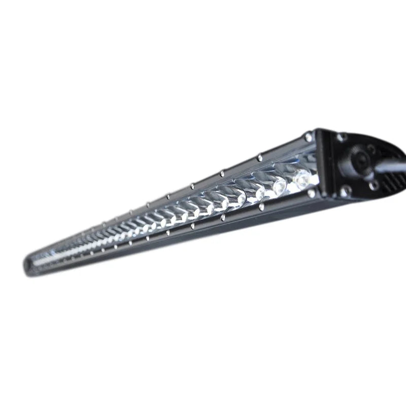 DV8 Offroad 40in Light Bar Slim 190W Spot 5W CREE LED - Black - Side View