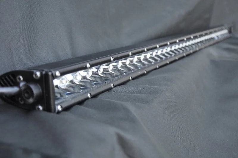 DV8 Offroad 50in Light Bar Slim 250W Spot 5W CREE LED - Black - Side View