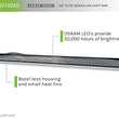 Load image into Gallery viewer, DV8 Offroad 52in Elite Series Light Bar 500W LED - Black - Side View