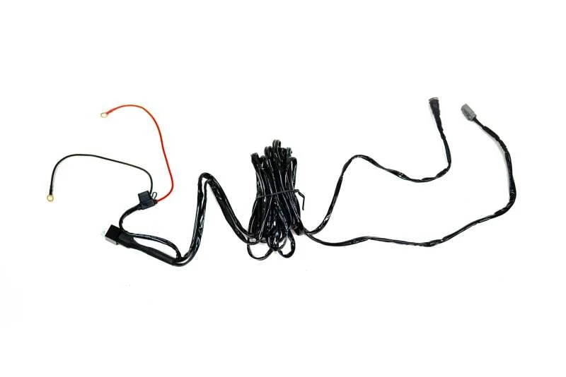 DV8 Offroad 60 AMP Universal Wire Harness w/ Switch & DTP Connector - 15ft - Main Product View