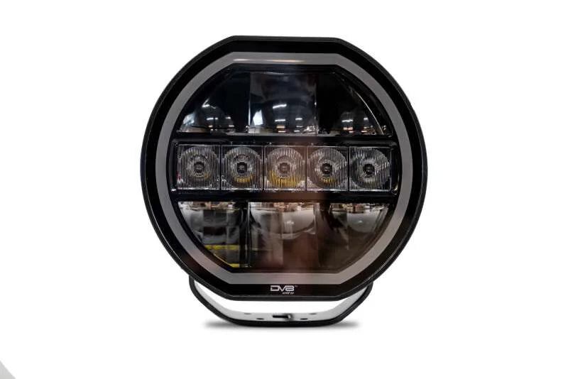 DV8 Offroad 7in Halo Elite Round Light w/ Accent Halo - White/Amber - Additional View 9